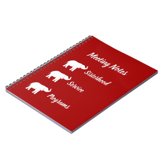 Elephant-Notebook Notizblock (Linke Seite)