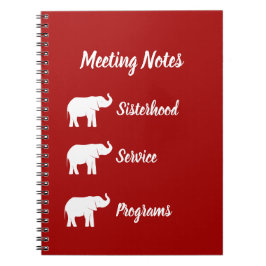 Elephant-Notebook Notizblock