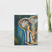 Elephant Notecard (Vorderseite)