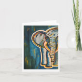 Elephant Notecard (Vorderseite)
