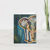 Elephant Notecard (Vorderseite)