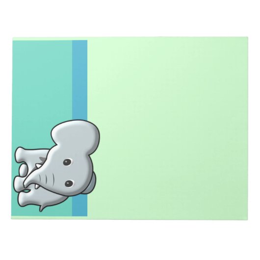 Elephant Notizblock (Vorderseite)