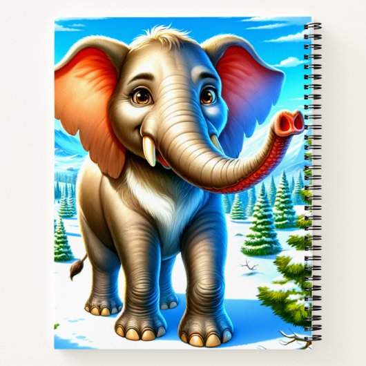 Elephant Notizblock (Rückseite)