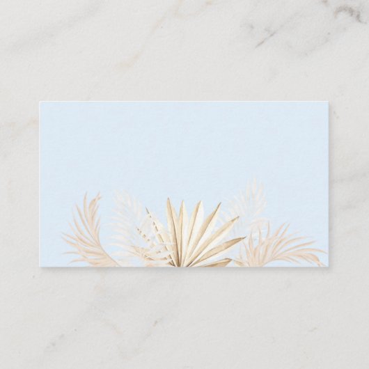 Elephant Oh Boy Safari Baby Dusche Windel Raffel Begleitkarte (Rückseite)