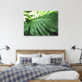 Elephant Ohr Pflanze Canvas Print Leinwanddruck (Insitu (Schlafzimmer))