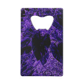 Elephant Ohrleaf Tief Lila Geldbeutel Flaschenöffner (Rückseite)