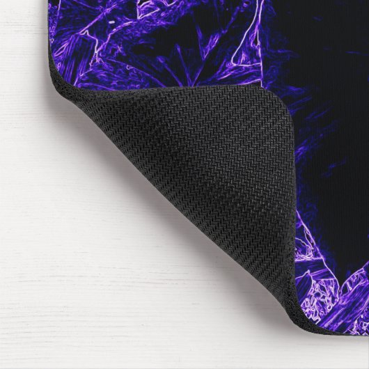 Elephant Ohrleaf Tief Lila Mousepad (Ecke)