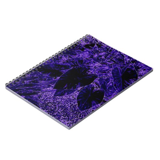 Elephant Ohrleaf Tief Lila Notizblock (Linke Seite)