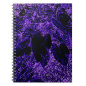 Elephant Ohrleaf Tief Lila Notizblock (Vorderseite)