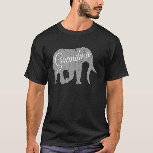 Elephant Oma Großmutter Idee Eine neue Generation T-Shirt (Vorderseite)