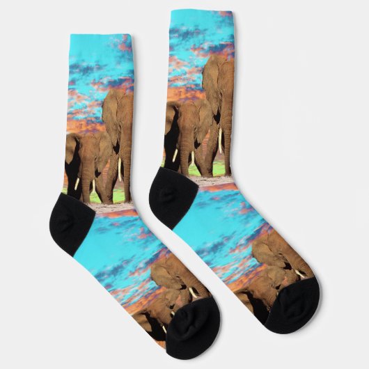 Elephant Opal Sunrise, Crew Socken (Rechts)