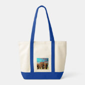 Elephant Opal Sunrise, Impulse Tote Bag Tragetasche (Rückseite)