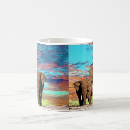 Elephant Opal Sunrise, Tasse (Mittel)