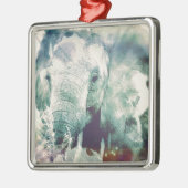 Elephant Ornament Aus Metall (Links)