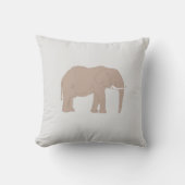 Elephant Painting Safari IllustrationThrow Kissen (Vorderseite)