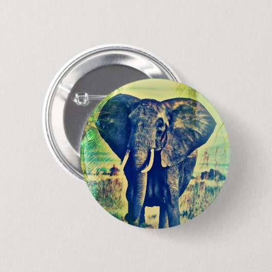 Elephant Palms Button (Vorne & Hinten)