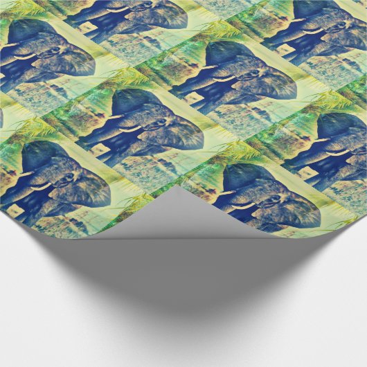Elephant Palms Geschenkpapier (Ecke)