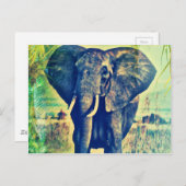 Elephant Palms Postkarte (Vorne/Hinten)