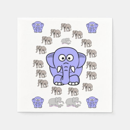 Elephant Paper Napkins Serviette (Vorderseite)