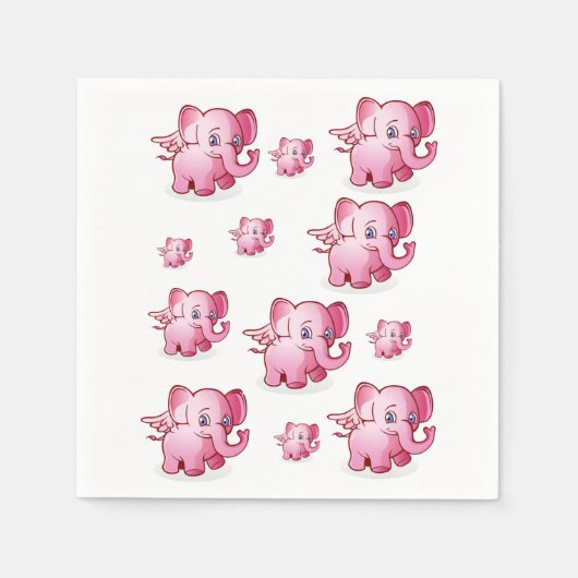 Elephant Paper Napkins Serviette (Vorderseite)
