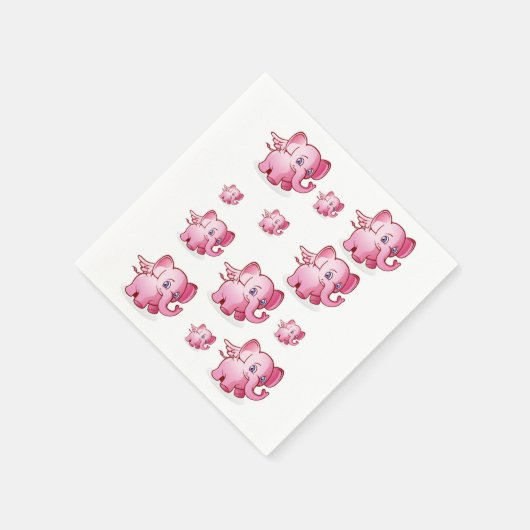 Elephant Paper Napkins Serviette (Ecke)