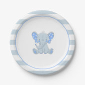Elephant Paper Plate - Junge Pappteller (Vorderseite)