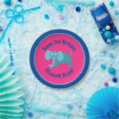 Elephant Paper Tellers Animal Birthday Party Pappteller (Party)