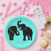 Elephant Paper Tellers - Anpassbar Pappteller (Party)