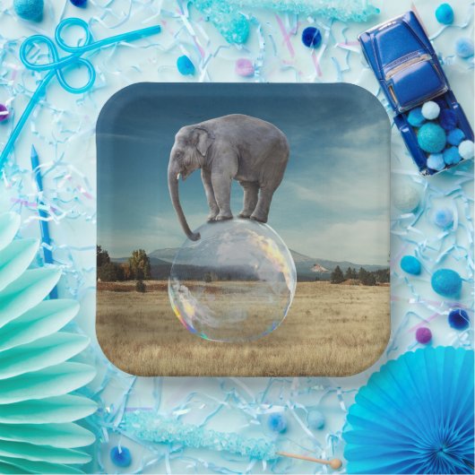 Elephant Pappteller (Party)