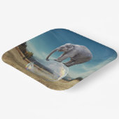 Elephant Pappteller (Gewinkelt)