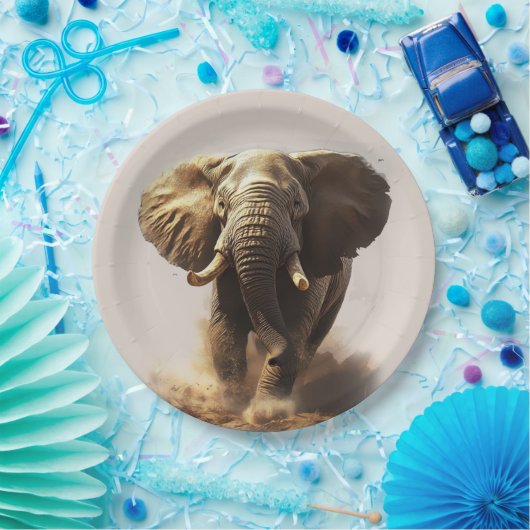 Elephant Pappteller (Party)