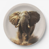 Elephant Pappteller (Vorderseite)