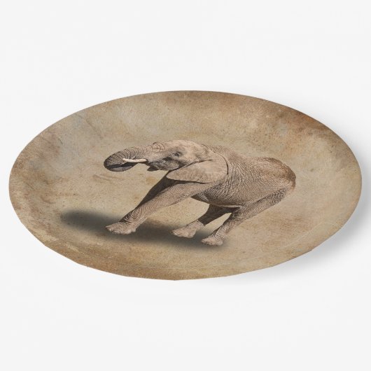 ELEPHANT PAPPTELLER (Schrägansicht)