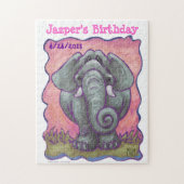 Elephant Party Center Puzzle (Vertikal)