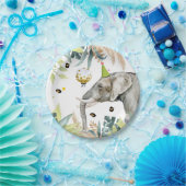 Elephant Party Tiere Geburtstag Zoo Safari Pappteller (Party)