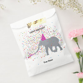 Elephant Partying - Tiere bei der Geburtstagsparty Geschenktütchen