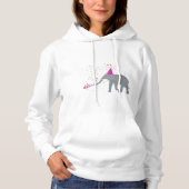 Elephant Partying - Tiere mit Party Hoodie (Vorderseite)