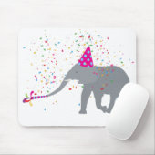 Elephant Partying - Tiere mit Party Mousepad (Mit Mouse)