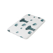 Elephant Pattern Badematte (Schrägansicht)