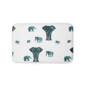 Elephant Pattern Badematte (Vorderseite)