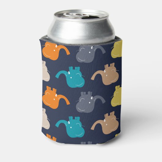 Elephant Pattern Dosenkühler (Kanne Rückseite)