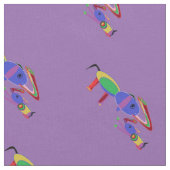 Elephant Pattern Fabric Stoff (Nahaufnahme)