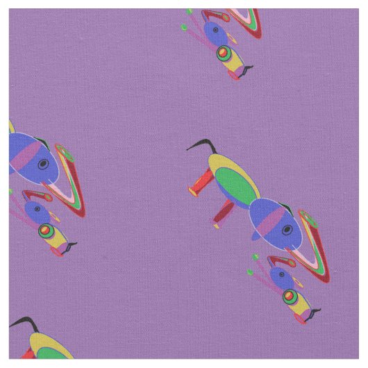 Elephant Pattern Fabric Stoff (Nahaufnahme)