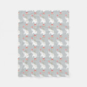 Elephant Pattern Fleece Blanket (Vorderseite)