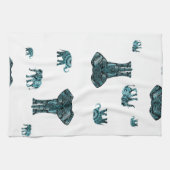 Elephant Pattern Handtuch (Horizontal)