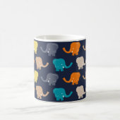 Elephant Pattern Kaffeetasse (Mittel)