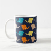 Elephant Pattern Kaffeetasse (Links)