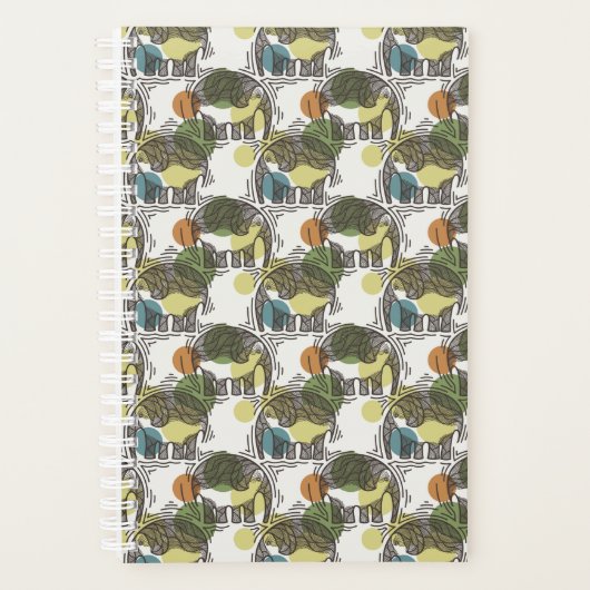 Elephant Pattern Planer (Vorderseite)