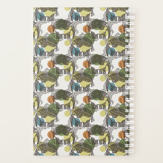 Elephant Pattern Planer (Rückseite)