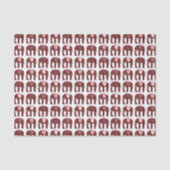 Elephant Pattern Rosa Seidenpapier (Vorderseite)